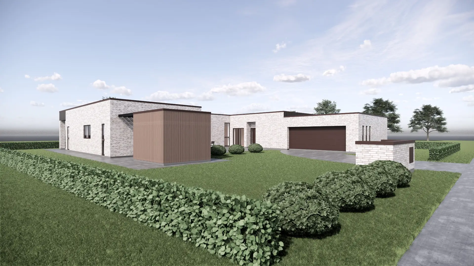 1016 3d illustration af huset